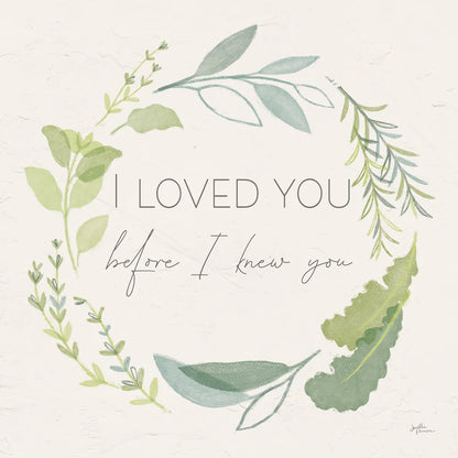 Fine Herbs Sentiment I by Janelle Penner. SKU 69577a. Archival Giclee Fine art print for wall decor.