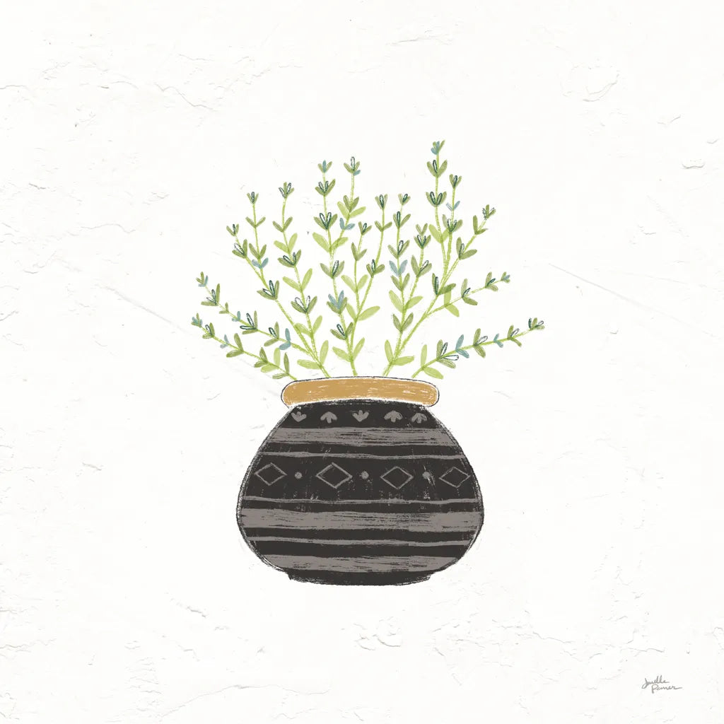 Fine Herbs VI No Label by Janelle Penner. SKU 69975a. Archival Giclee Fine art print for wall decor.