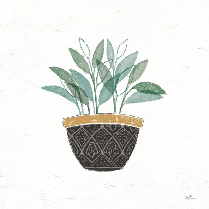Fine Herbs VII No Label by Janelle Penner. SKU 69976a. Archival Giclee Fine art print for wall decor.