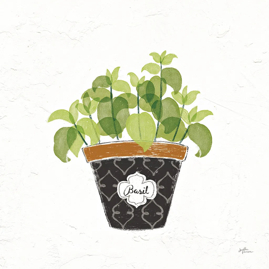 Fine Herbs VIII by Janelle Penner. SKU 35000a. Archival Giclee Fine art print for wall decor.