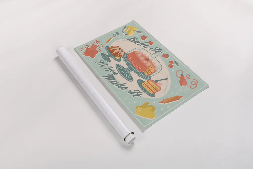 Fresh Baked I by Janelle Penner. shown as a rolled paper print. Available as archival giclee rolled canvas, fine art paper, or poster print. SKU 71575i.