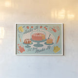 Fresh Baked I by Janelle Penner. shown as a paper print in a white frame. Available as a archival giclee rolled canvas, fine art paper, or poster print. SKU 71575i.