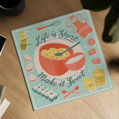 Fresh Baked IV by Janelle Penner. Shown as a detailed flat fine art print, highlighting archival giclee quality. Available as an archival giclee rolled canvas, fine art paper, or poster print. SKU 71578a.