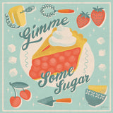 Fresh Baked V by Janelle Penner. SKU 71579a. Archival Giclee Fine art print for wall decor.