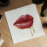 Gloss I by Janelle Penner. Shown as a detailed flat fine art print, highlighting archival giclee quality. Available as an archival giclee rolled canvas, fine art paper, or poster print. SKU 67759a.