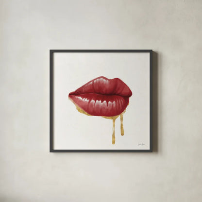 Gloss I by Janelle Penner. Shown in a sleek black glass frame for a contemporary gallery look. Available as an archival giclee rolled canvas, fine art paper, or poster print. SKU 67759a.