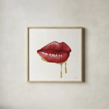 Gloss I by Janelle Penner. Shown in a natural wood glass frame for a timeless modern aesthetic. Available as an archival giclee rolled canvas, fine art paper, or poster print. SKU 67759a.
