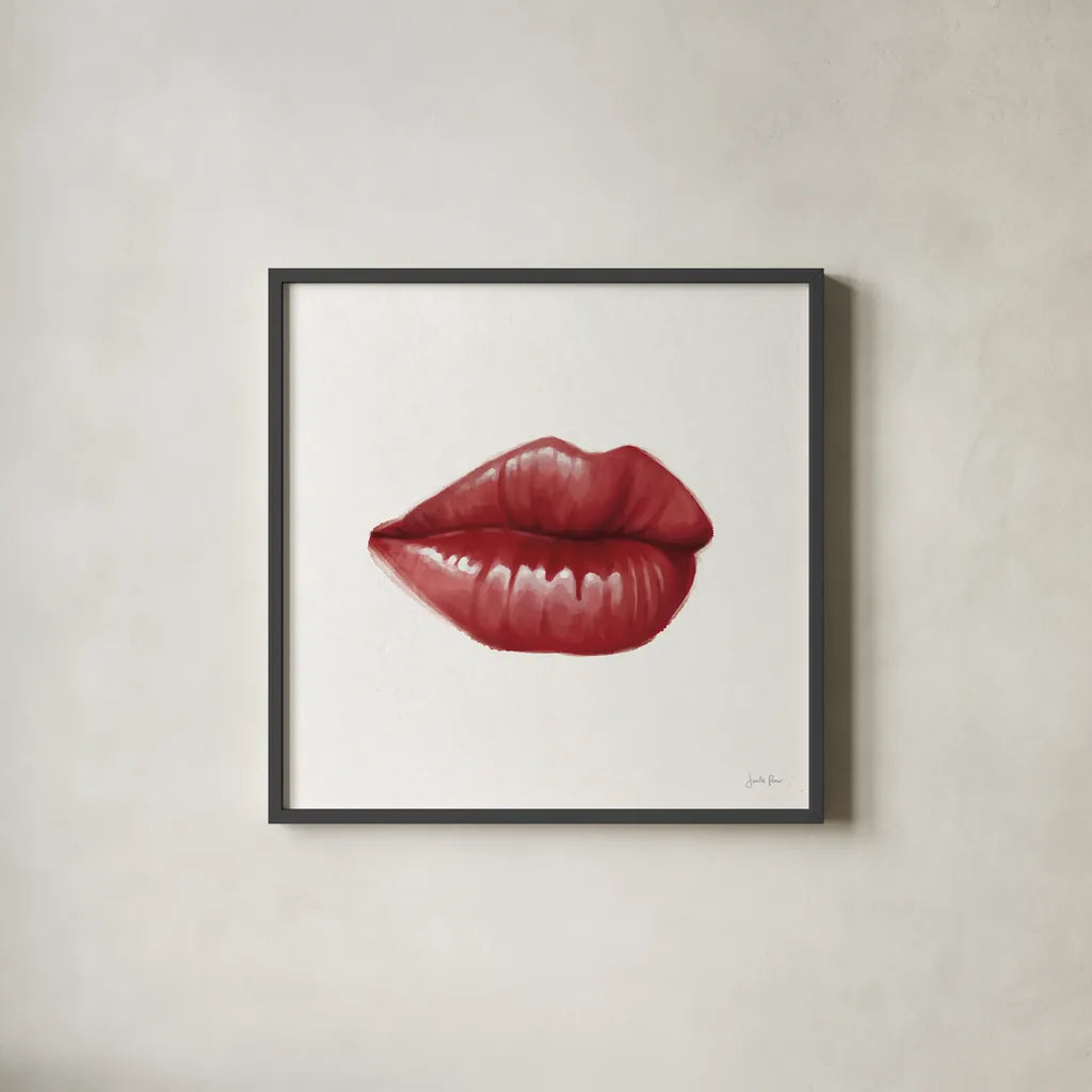 Gloss II by Janelle Penner. Shown in a sleek black glass frame for a contemporary gallery look. Available as an archival giclee rolled canvas, fine art paper, or poster print. SKU 67760a.