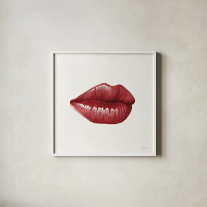 Gloss II by Janelle Penner. Shown in a crisp white glass frame for a clean and minimalist style. Available as an archival giclee rolled canvas, fine art paper, or poster print. SKU 67760a.