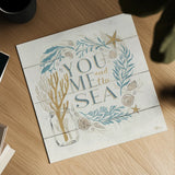 Golden Sea III by Janelle Penner. Shown as a detailed flat fine art print, highlighting archival giclee quality. Available as an archival giclee rolled canvas, fine art paper, or poster print. SKU 30283a.