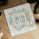 Golden Sea V by Janelle Penner. Shown as a detailed flat fine art print, highlighting archival giclee quality. Available as an archival giclee rolled canvas, fine art paper, or poster print. SKU 30285a.