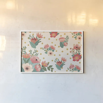Gorgeous I by Janelle Penner. shown as a paper print in a white frame. Available as a archival giclee rolled canvas, fine art paper, or poster print. SKU 33015i.