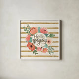 Gorgeous II by Janelle Penner. Shown in a crisp white glass frame for a clean and minimalist style. Available as an archival giclee rolled canvas, fine art paper, or poster print. SKU 33016a.