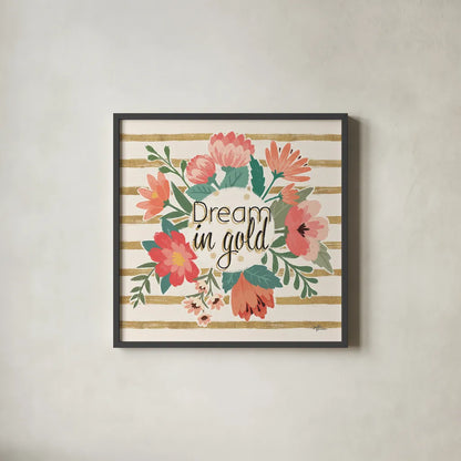 Gorgeous III by Janelle Penner. Shown in a sleek black glass frame for a contemporary gallery look. Available as an archival giclee rolled canvas, fine art paper, or poster print. SKU 33017a.