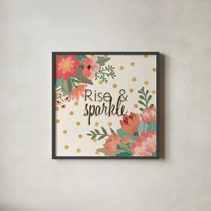 Gorgeous IV by Janelle Penner. Shown in a sleek black glass frame for a contemporary gallery look. Available as an archival giclee rolled canvas, fine art paper, or poster print. SKU 33018a.