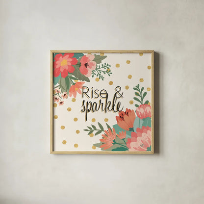 Gorgeous IV by Janelle Penner. Shown in a natural wood glass frame for a timeless modern aesthetic. Available as an archival giclee rolled canvas, fine art paper, or poster print. SKU 33018a.