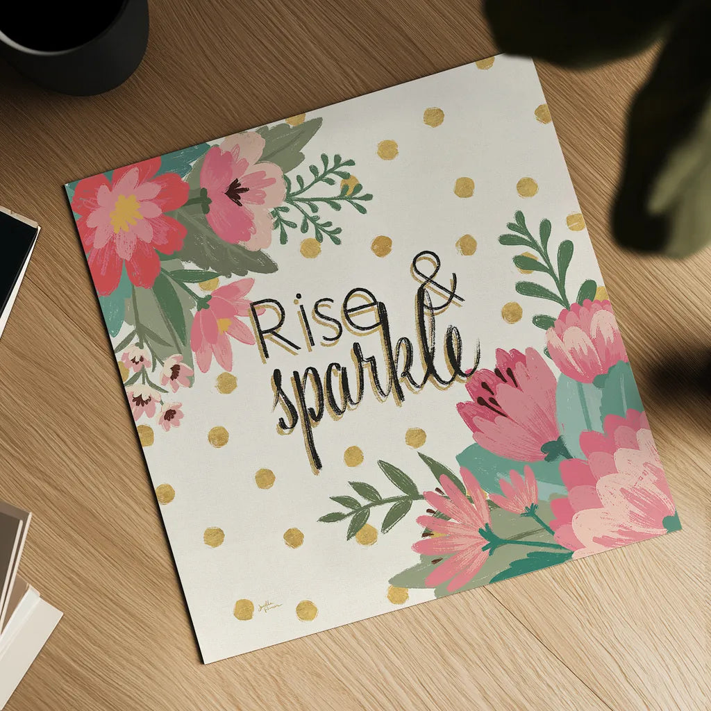 Gorgeous IV Pink by Janelle Penner. Shown as a detailed flat fine art print, highlighting archival giclee quality. Available as an archival giclee rolled canvas, fine art paper, or poster print. SKU 35098a.