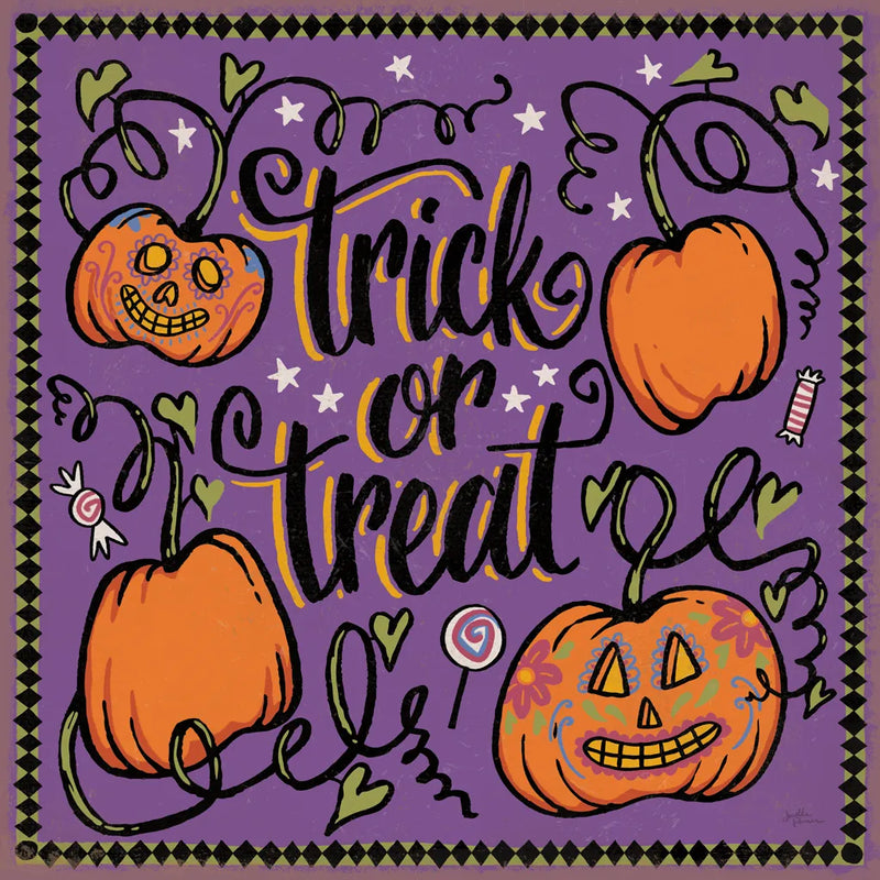 Halloween Expressions II by Janelle Penner. SKU 81654a. Archival Giclee Fine art print for wall decor.