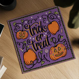 Halloween Expressions II by Janelle Penner. Shown as a detailed flat fine art print, highlighting archival giclee quality. Available as an archival giclee rolled canvas, fine art paper, or poster print. SKU 81654a.