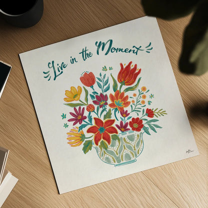 Happy Thoughts II by Janelle Penner. Shown as a detailed flat fine art print, highlighting archival giclee quality. Available as an archival giclee rolled canvas, fine art paper, or poster print. SKU 54097a.