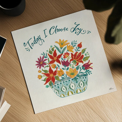 Happy Thoughts III by Janelle Penner. Shown as a detailed flat fine art print, highlighting archival giclee quality. Available as an archival giclee rolled canvas, fine art paper, or poster print. SKU 54098a.