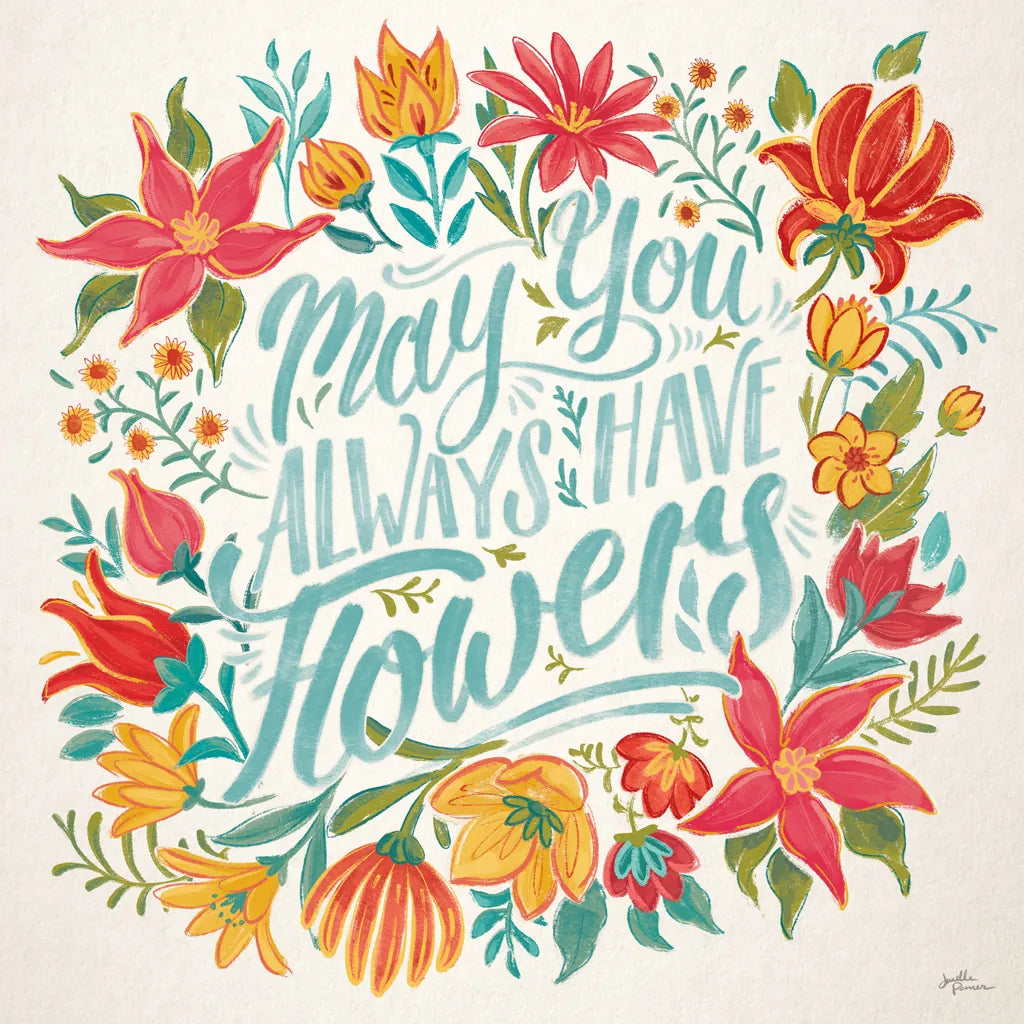 Happy Thoughts IV Bright by Janelle Penner. SKU 71483a. Archival Giclee Fine art print for wall decor.