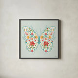 Happy Thoughts VI by Janelle Penner. Shown in a sleek black glass frame for a contemporary gallery look. Available as an archival giclee rolled canvas, fine art paper, or poster print. SKU 71485a.