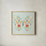 Happy Thoughts VI by Janelle Penner. Shown in a natural wood glass frame for a timeless modern aesthetic. Available as an archival giclee rolled canvas, fine art paper, or poster print. SKU 71485a.