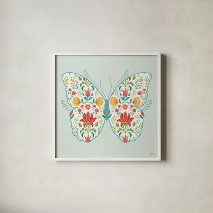 Happy Thoughts VI by Janelle Penner. Shown in a crisp white glass frame for a clean and minimalist style. Available as an archival giclee rolled canvas, fine art paper, or poster print. SKU 71485a.