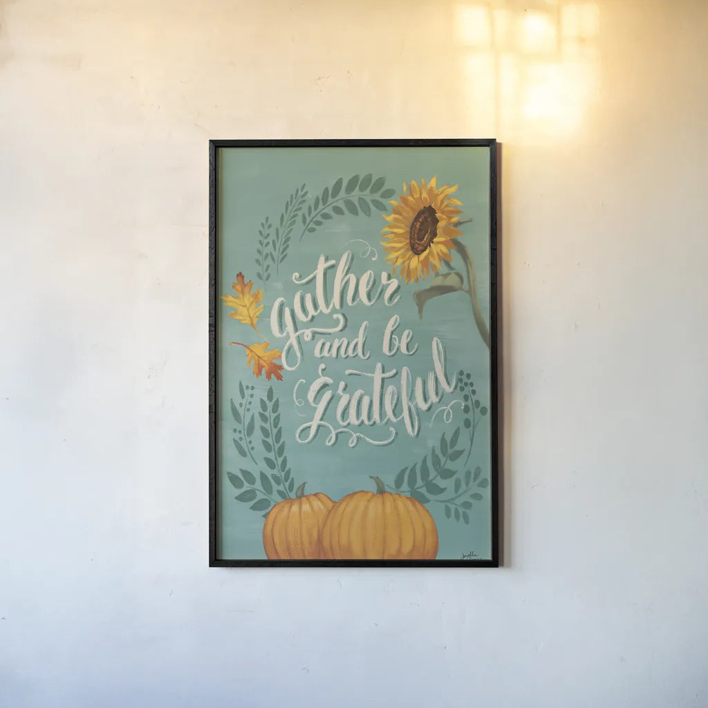 Harvest Delight I No Wood v2 by Janelle Penner. shown as a paper print in a black flame. Available as a archival giclee rolled canvas, fine art paper, or poster print. SKU 47314h.