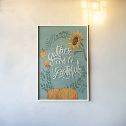 Harvest Delight I No Wood v2 by Janelle Penner. shown as a paper print in a white frame. Available as a archival giclee rolled canvas, fine art paper, or poster print. SKU 47314h.