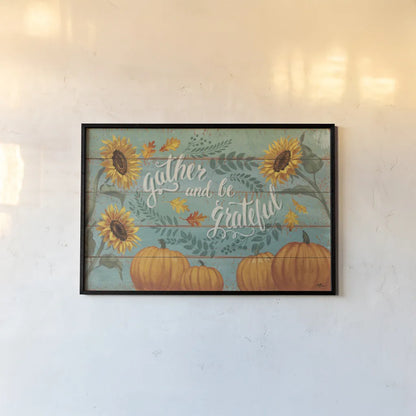 Harvest Delight V by Janelle Penner. shown as a paper print in a black flame. Available as a archival giclee rolled canvas, fine art paper, or poster print. SKU 27941i.