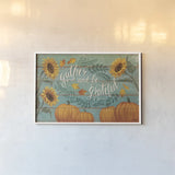 Harvest Delight V by Janelle Penner. shown as a paper print in a white frame. Available as a archival giclee rolled canvas, fine art paper, or poster print. SKU 27941i.