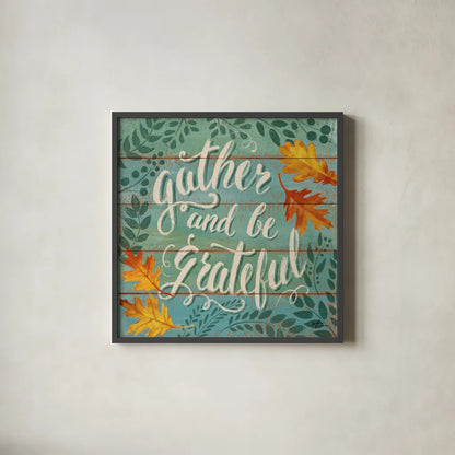 Harvest Delight VI by Janelle Penner. Shown in a sleek black glass frame for a contemporary gallery look. Available as an archival giclee rolled canvas, fine art paper, or poster print. SKU 27942a.