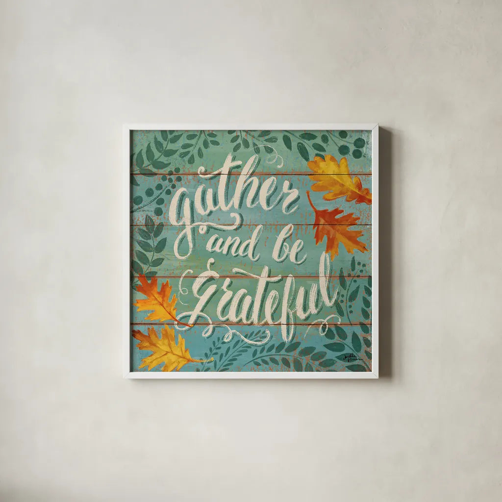 Harvest Delight VI by Janelle Penner. Shown in a crisp white glass frame for a clean and minimalist style. Available as an archival giclee rolled canvas, fine art paper, or poster print. SKU 27942a.