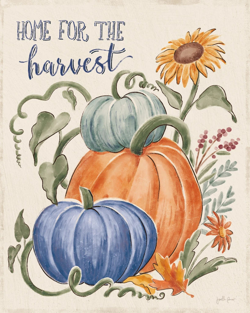 Harvest Jewels IV Navy by Janelle Penner