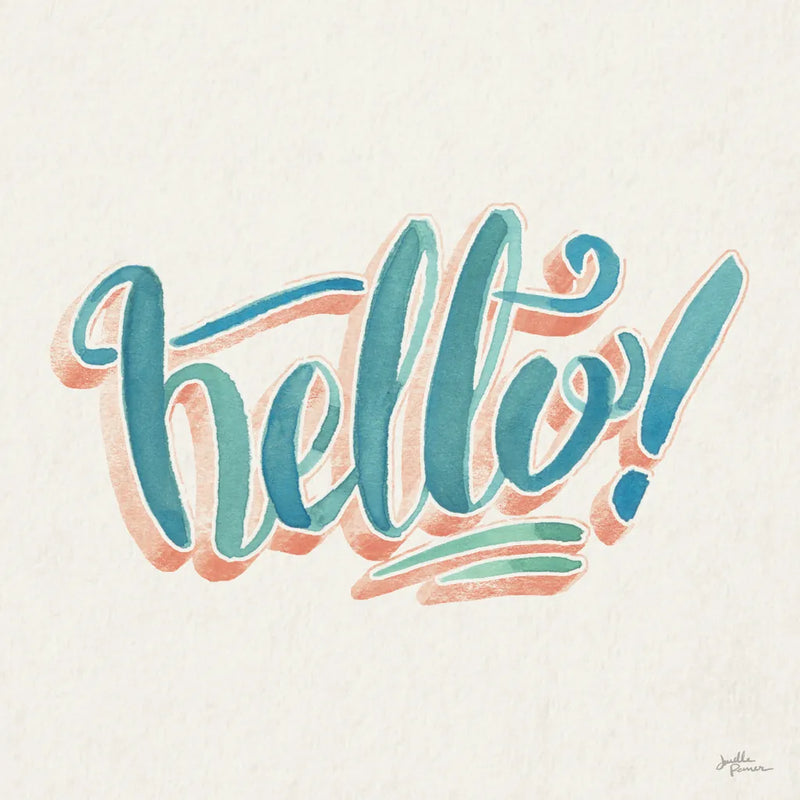 Hello I by Janelle Penner. SKU 59904a. Archival Giclee Fine art print for wall decor.