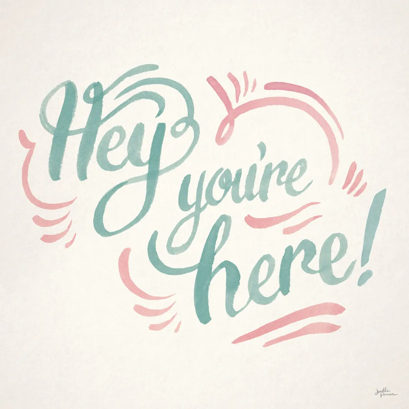 Hey I by Janelle Penner. SKU 63191a. Archival Giclee Fine art print for wall decor.