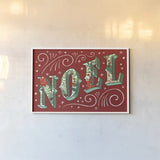 Holiday Joy II by Janelle Penner. shown as a paper print in a white frame. Available as a archival giclee rolled canvas, fine art paper, or poster print. SKU 43688i.