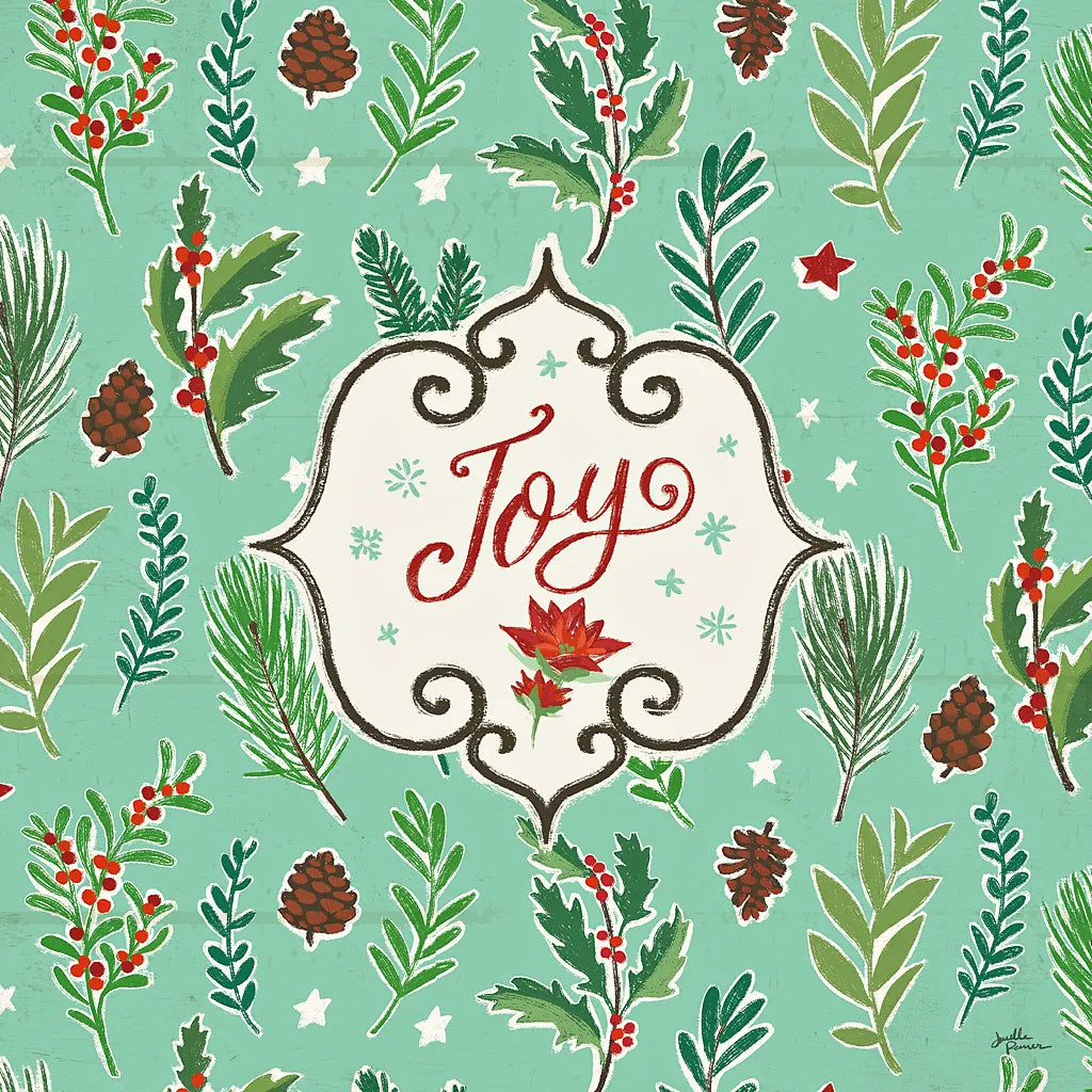 Holiday Joy IX by Janelle Penner. SKU 43695a. Archival Giclee Fine art print for wall decor.