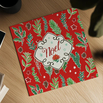 Holiday Joy VIII by Janelle Penner. Shown as a detailed flat fine art print, highlighting archival giclee quality. Available as an archival giclee rolled canvas, fine art paper, or poster print. SKU 43694a.