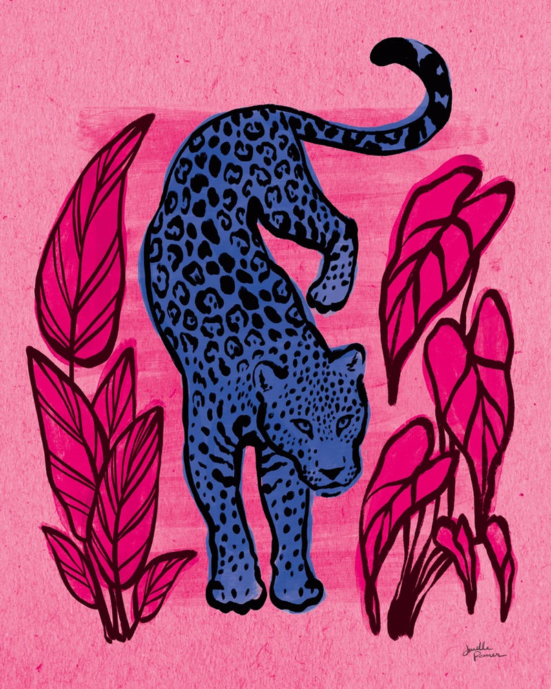 Jungle Cats I Bright by Janelle Penner