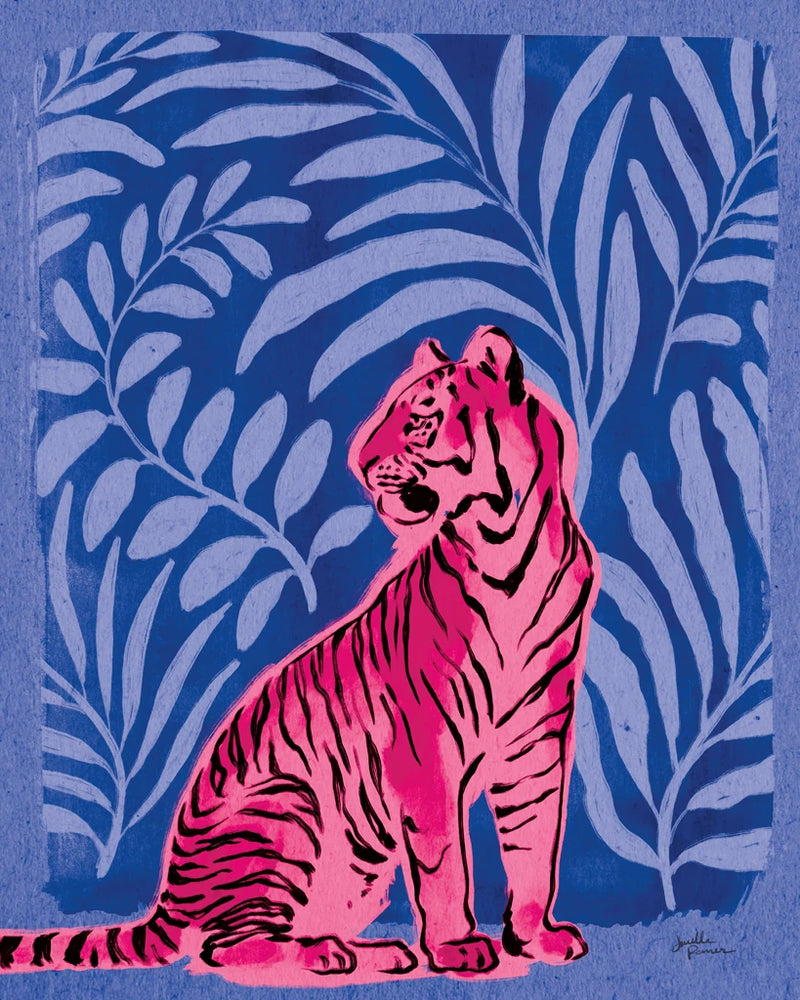 Jungle Cats II Bright by Janelle Penner