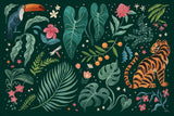 Jungle Love I by Janelle Penner. SKU 56088i. Archival Giclee Fine art print for wall decor.