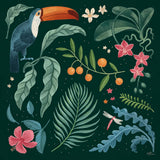 Jungle Love III by Janelle Penner. SKU 56090a. Archival Giclee Fine art print for wall decor.