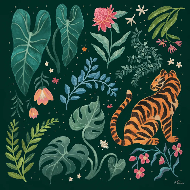 Jungle Love V by Janelle Penner. SKU 56092a. Archival Giclee Fine art print for wall decor.