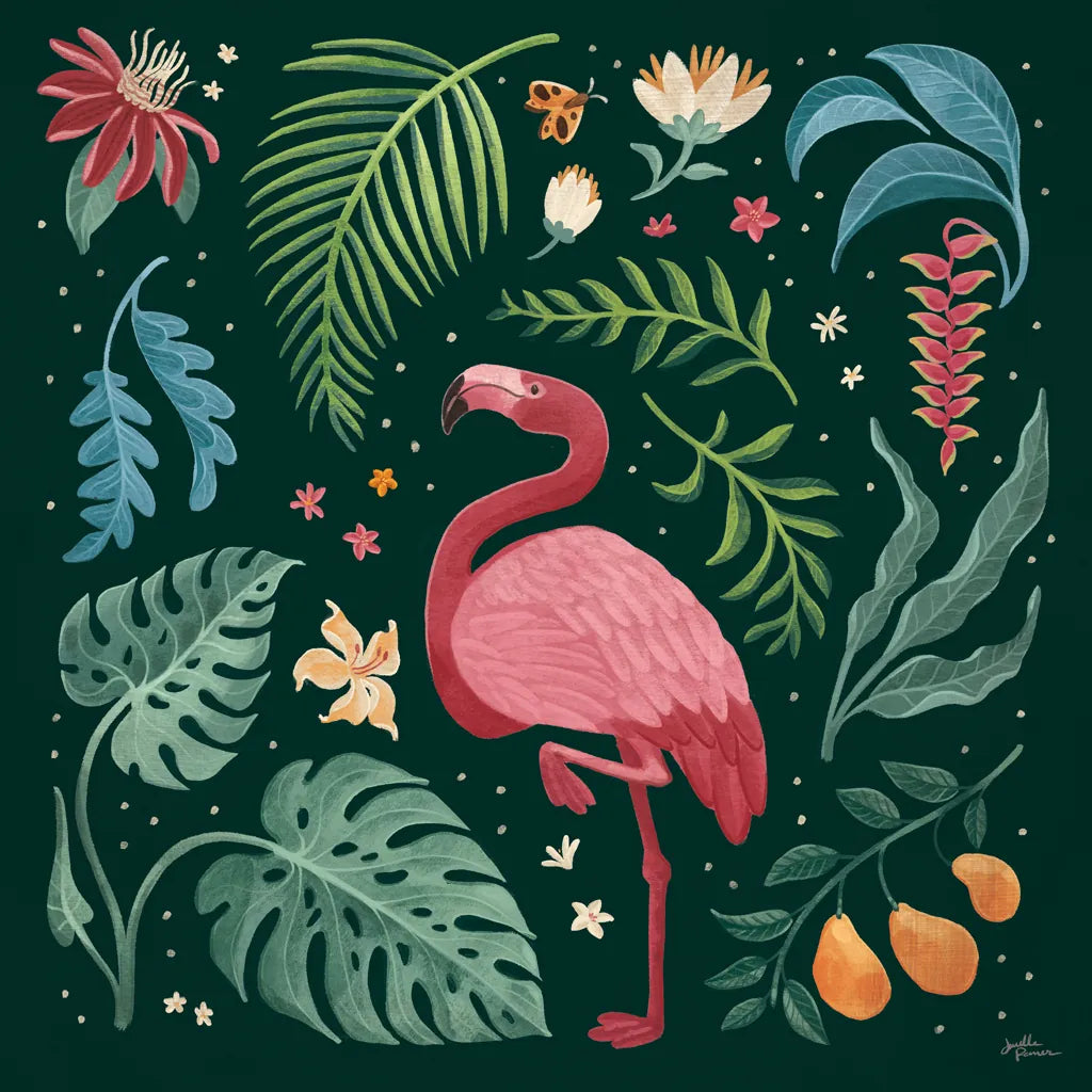 Jungle Love VI by Janelle Penner. SKU 56093a. Archival Giclee Fine art print for wall decor.