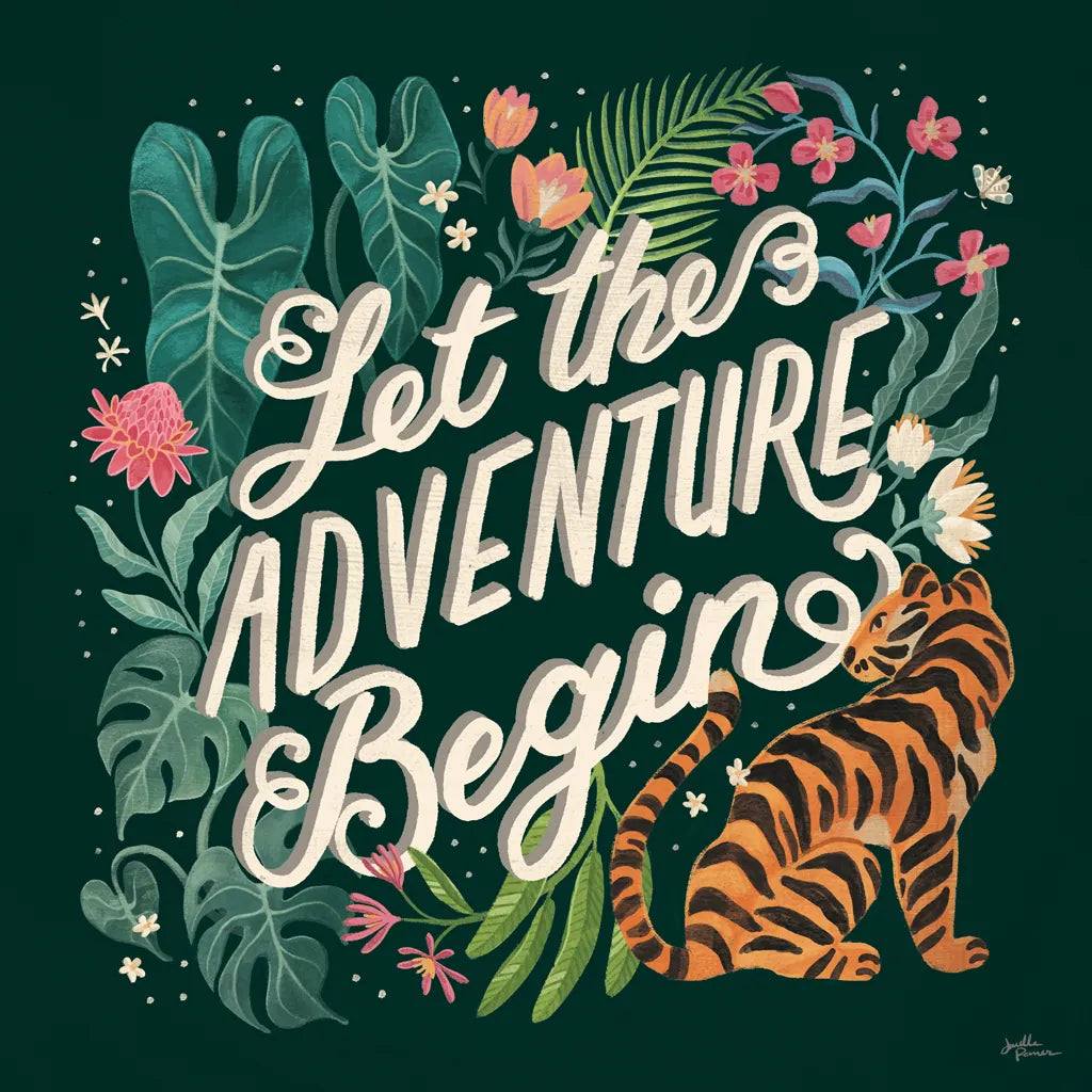 Jungle Love VII by Janelle Penner. SKU 56094a. Archival Giclee Fine art print for wall decor.