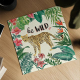 Jungle Vibes III by Janelle Penner. Shown as a detailed flat fine art print, highlighting archival giclee quality. Available as an archival giclee rolled canvas, fine art paper, or poster print. SKU 45862a.
