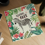 Jungle Vibes IV by Janelle Penner. Shown as a detailed flat fine art print, highlighting archival giclee quality. Available as an archival giclee rolled canvas, fine art paper, or poster print. SKU 45863a.